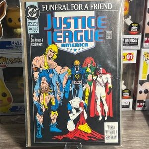 DC Justice League Comic with Blue and Red Cover 1994  #70 Second Print